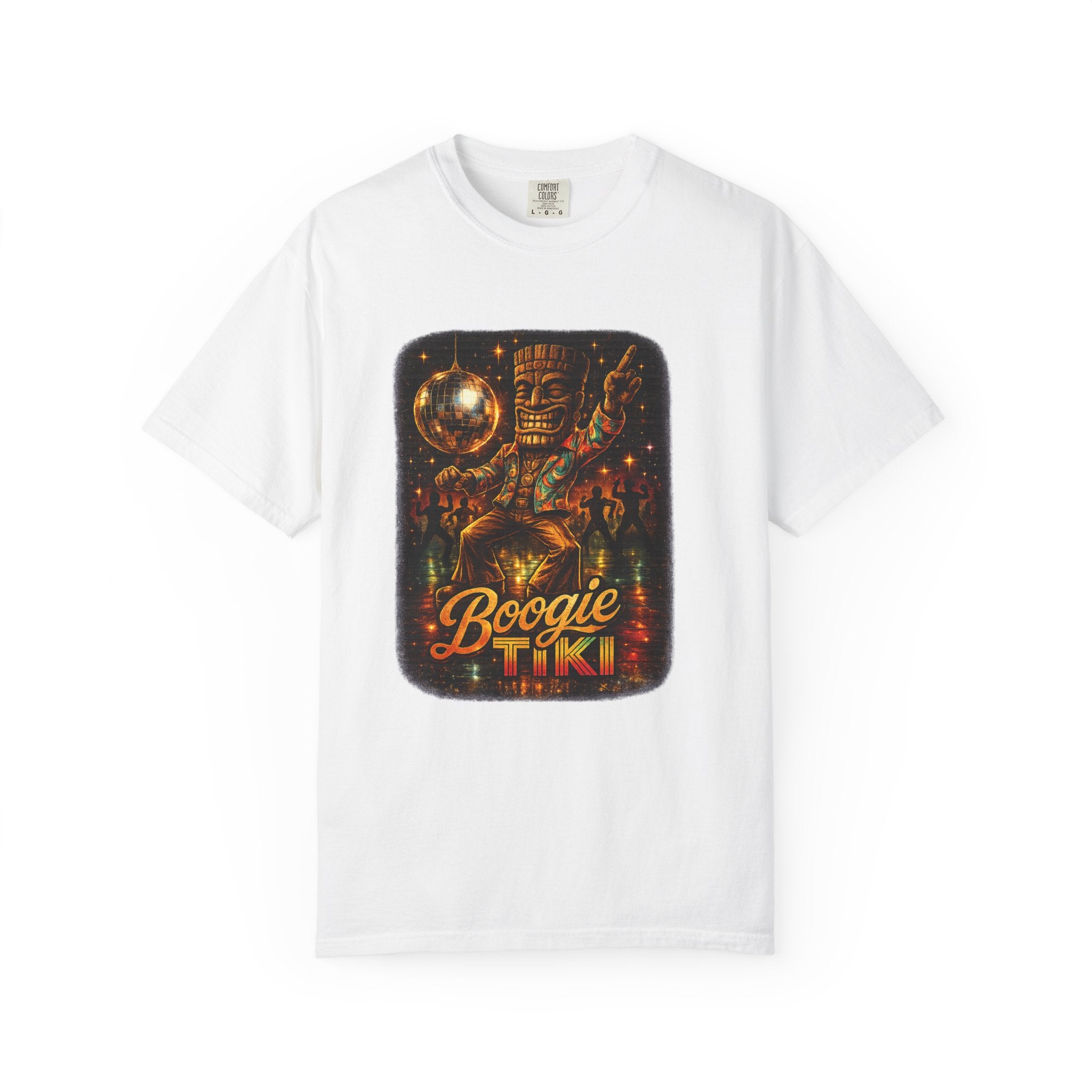 Boogie Tiki T-Shirt — Tropical Tiki Beach Tee