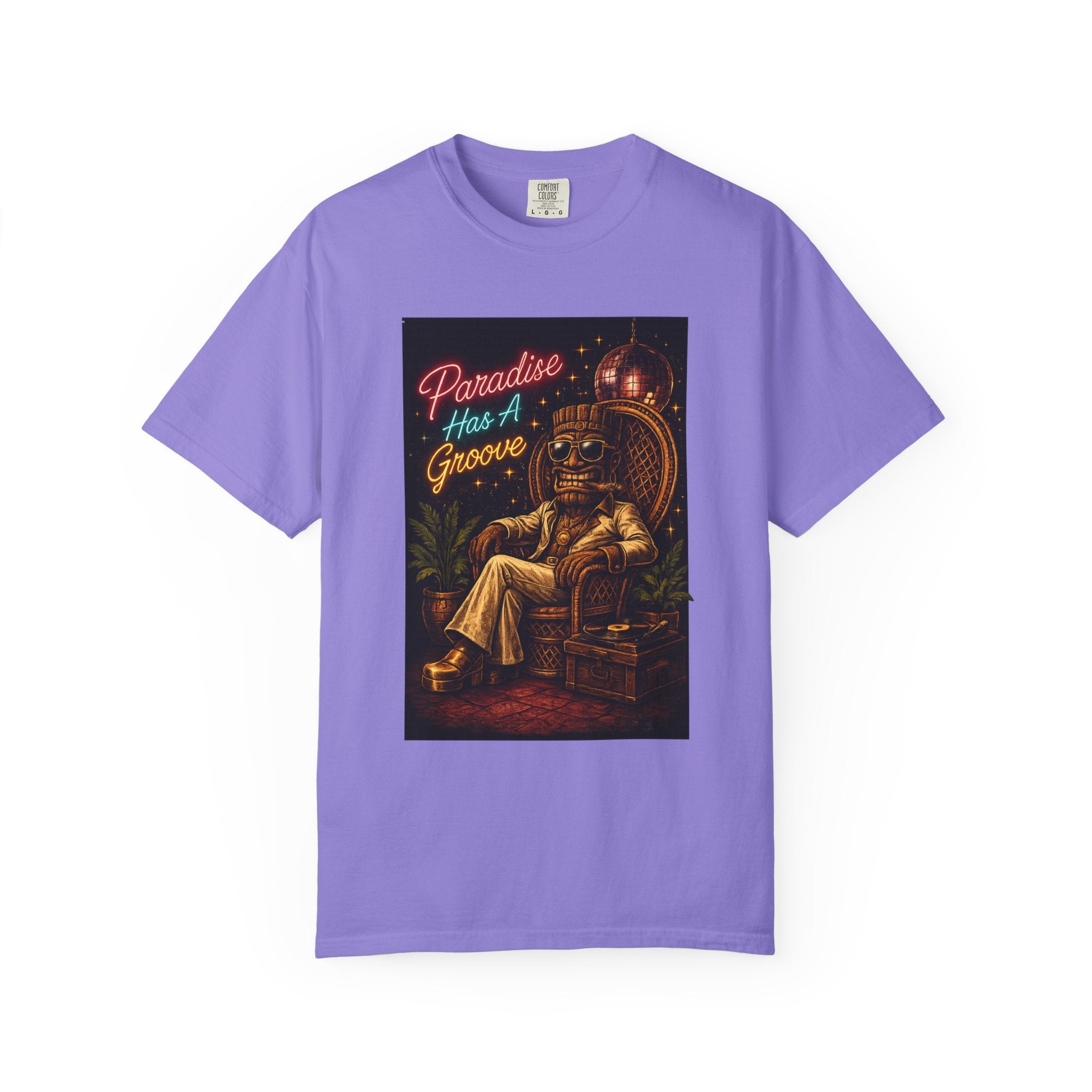 Paradise Groove T-Shirt — Tropical Tiki Beach Tee