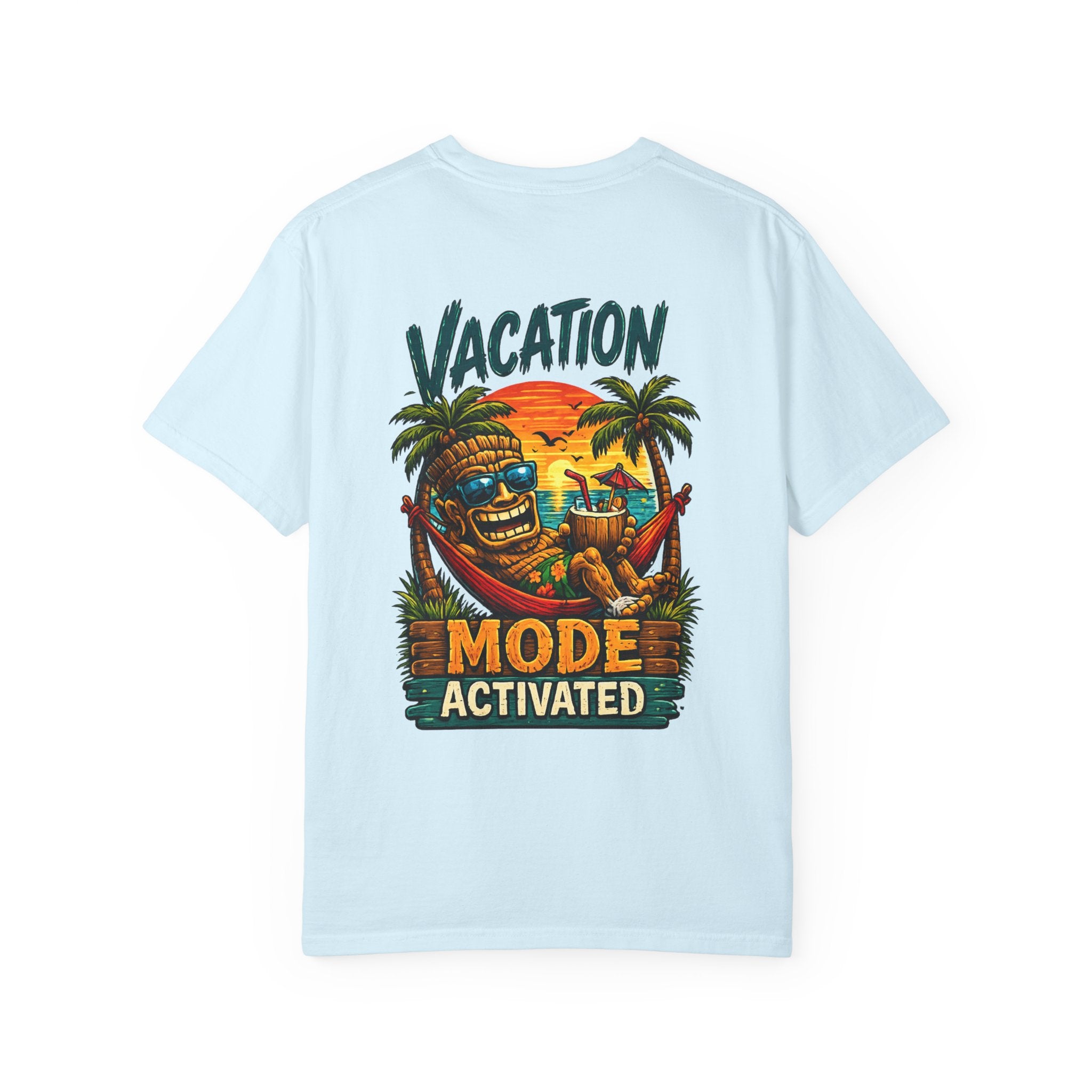 Tiki Disco Beats T-Shirt — Tropical Tiki Beach Tee