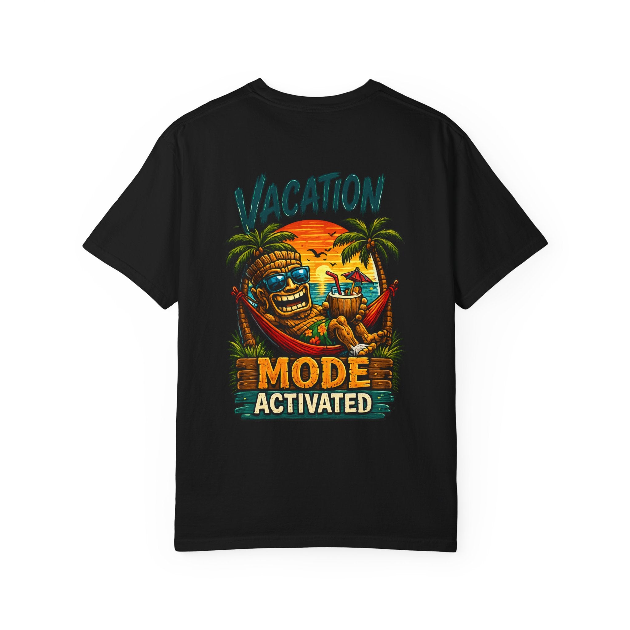 Tiki Disco Beats T-Shirt — Tropical Tiki Beach Tee