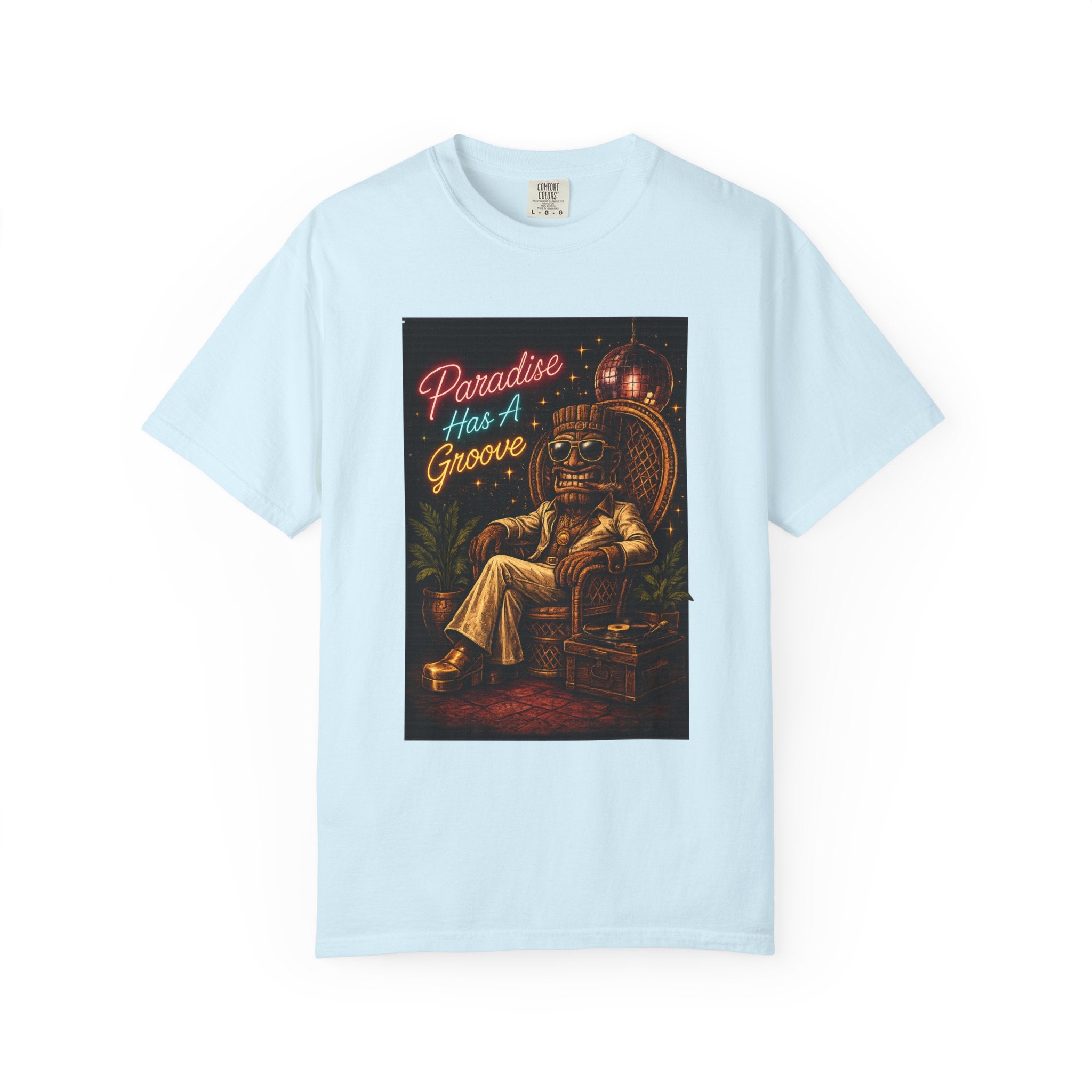 Paradise Groove T-Shirt — Tropical Tiki Beach Tee