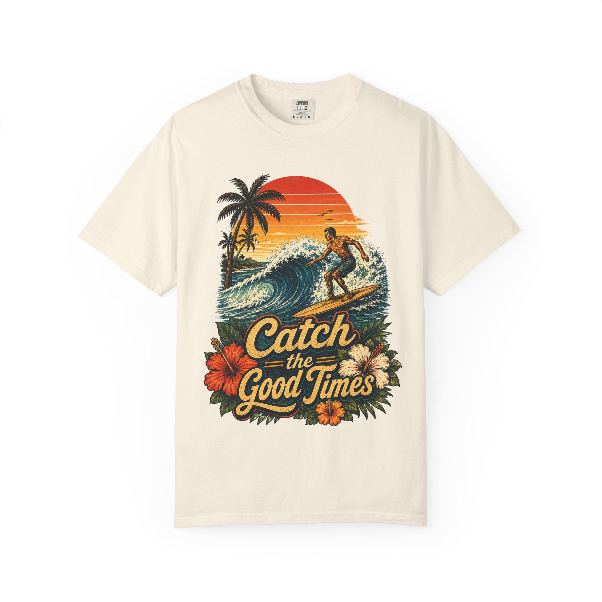 Catch the Good Times T-Shirt — Tropical Tiki Beach Tee