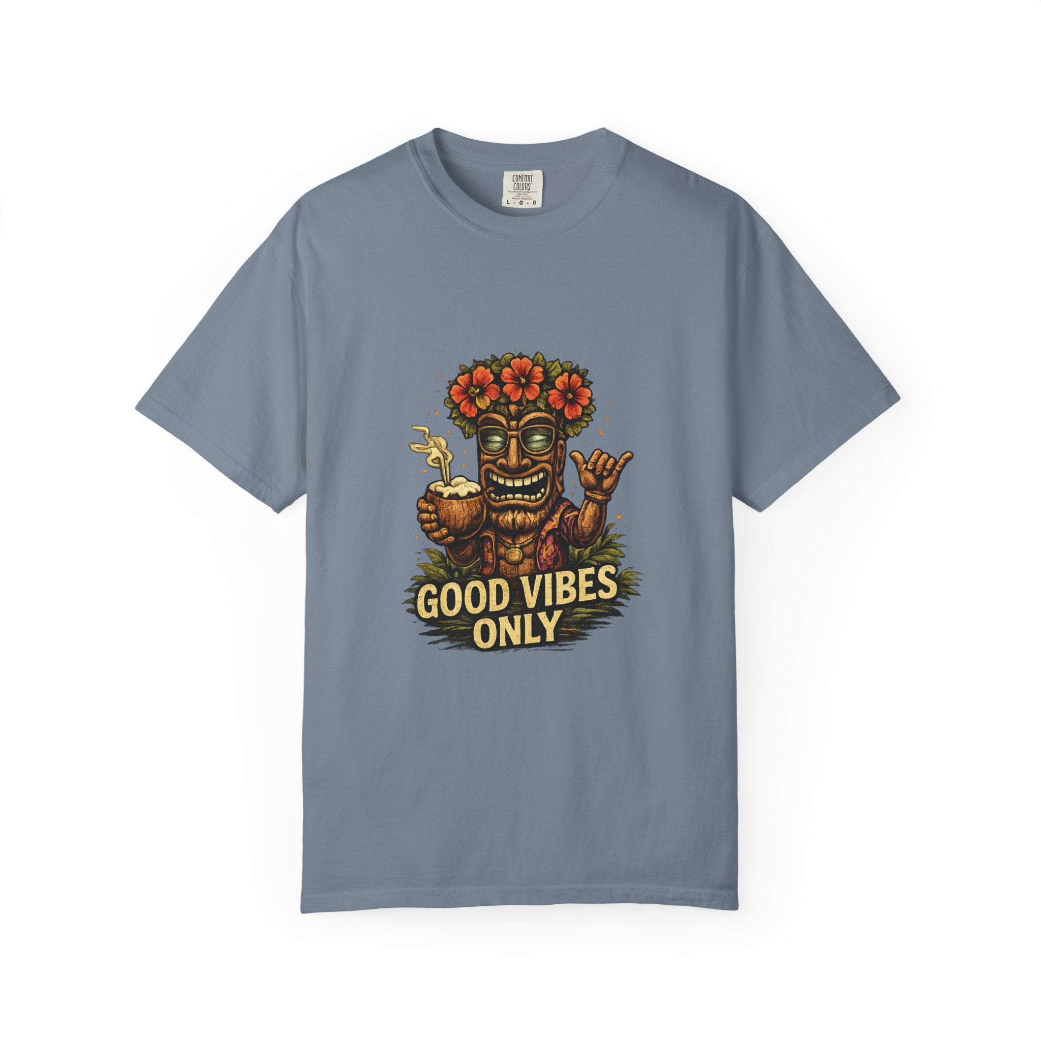 Good Vibes Only T-Shirt — Tropical Tiki Beach Tee