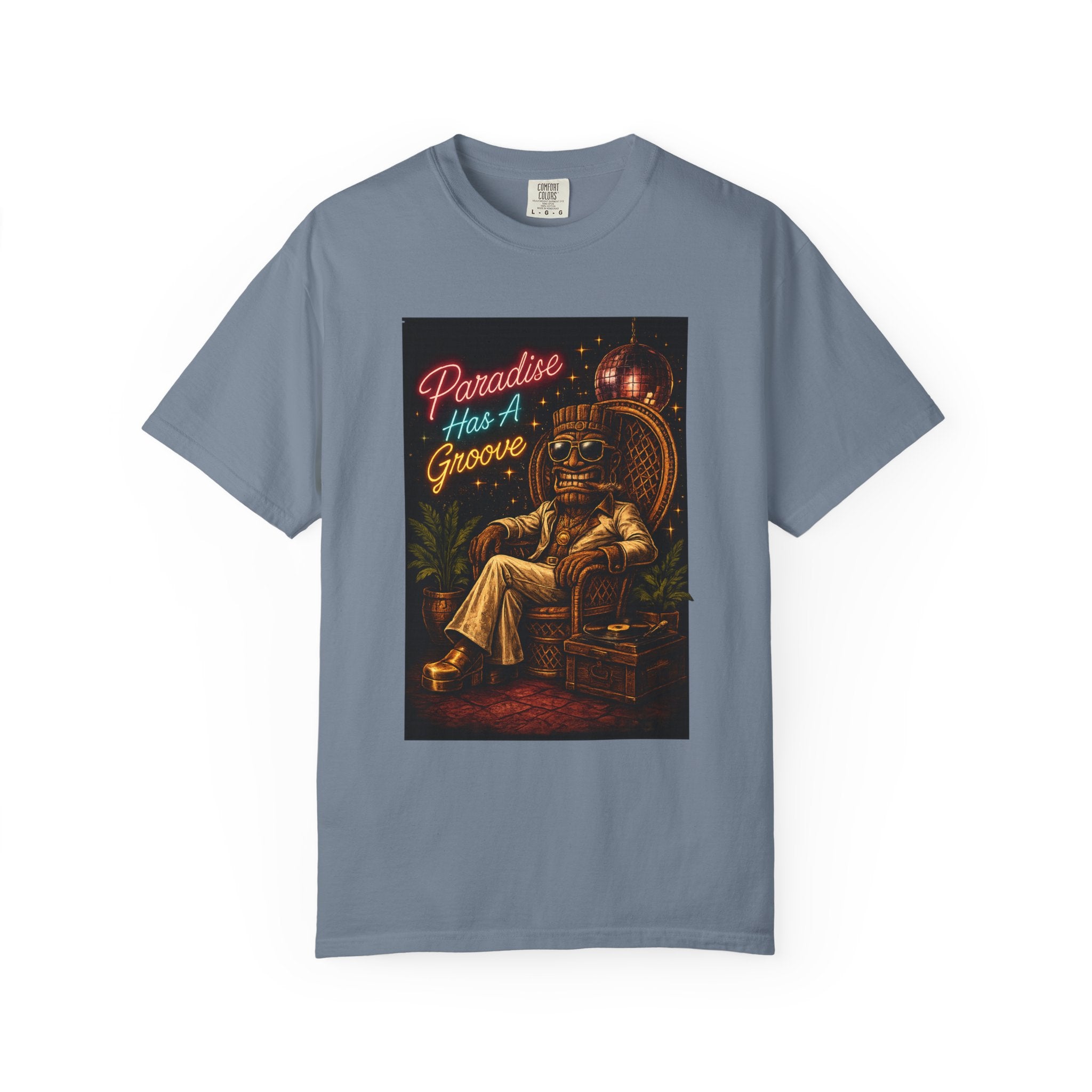 Paradise Groove T-Shirt — Tropical Tiki Beach Tee